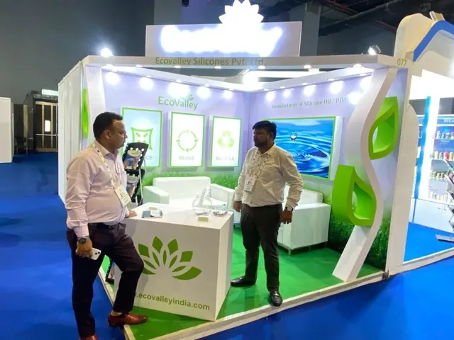 EcoValley silicone fluid samples, India Aerosols Expo 2023