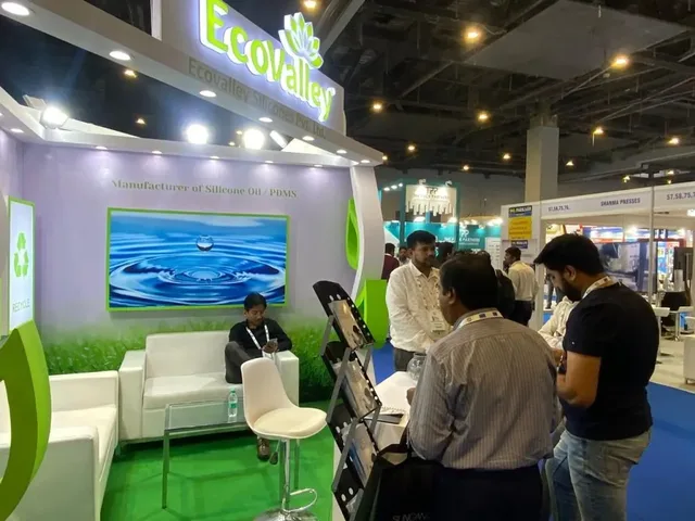 EcoValley booth signage, India Aerosols Expo 2023