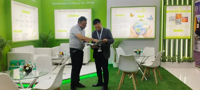 EcoValley team meeting visitors, India Rubber Expo 2026