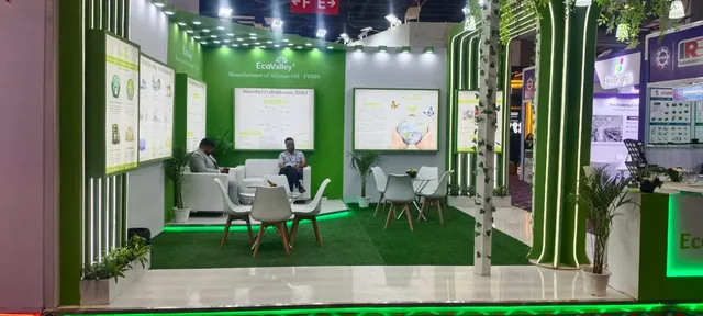 EcoValley booth signage, India Rubber Expo 2026