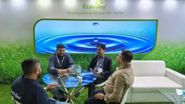 EcoValley booth display, Rubber Expo 2025