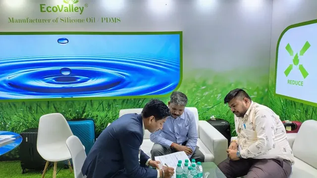 EcoValley booth signage, Rubber Expo 2025