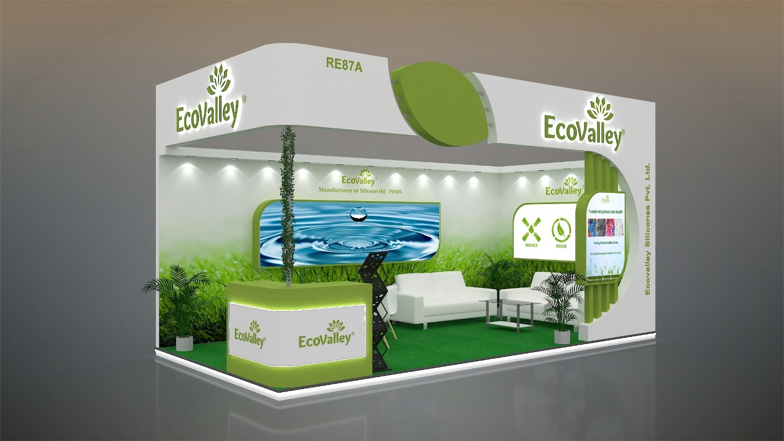 Ecovalley booth design at Rubber Expo 2025