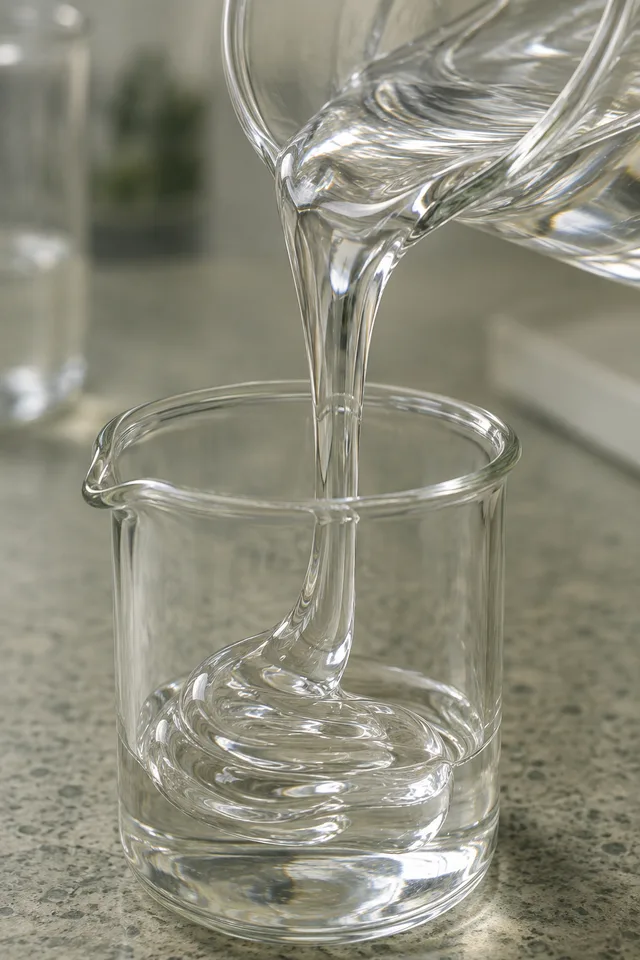 PDMS silicone fluid sample